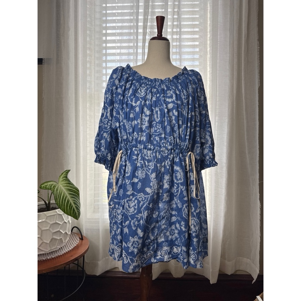 Intimately Free People Nora Nightie Dress Indigo Size Large - Picture 2 of 7